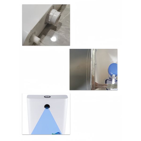 Plastic Toilet Flush Water Tank for Modern Ceramic Toilet WC in Bathroom Renovation