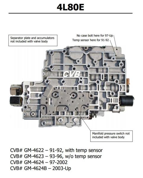 Auto Transmission 4L80E sdenoid valve body good quality used original parts