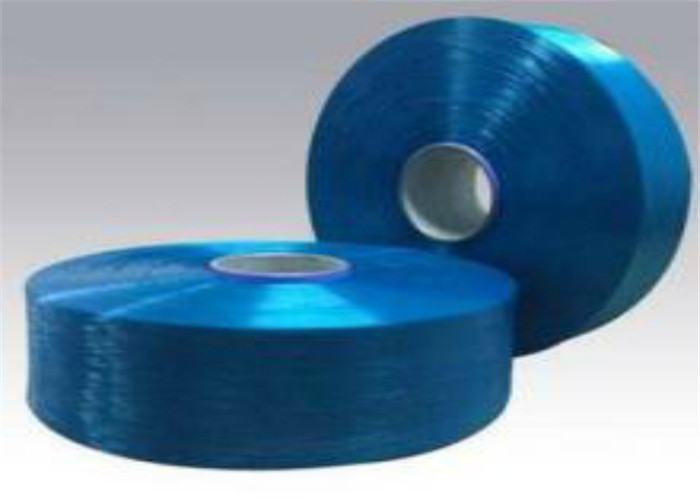 Blue Color Full Dull Polyester Yarn Ring Spun 100D/72F AA Grade High Strength