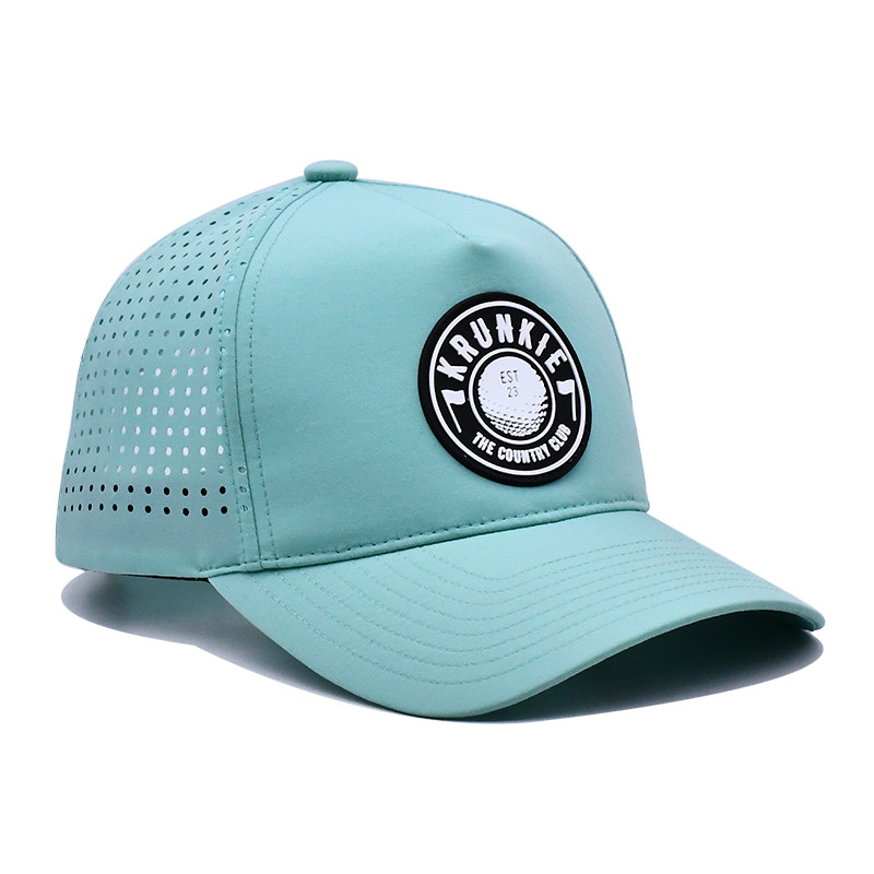PVC Patch Logo 5 Panel Trucker Cap Custom Fabric Flat Bill Shape (Логотип ПВХ пластыря с 5 панелями)