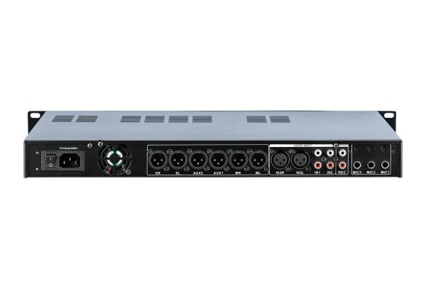 4in 6out Audio Test System , 96K XLR Processor Sound System With RS232 Control