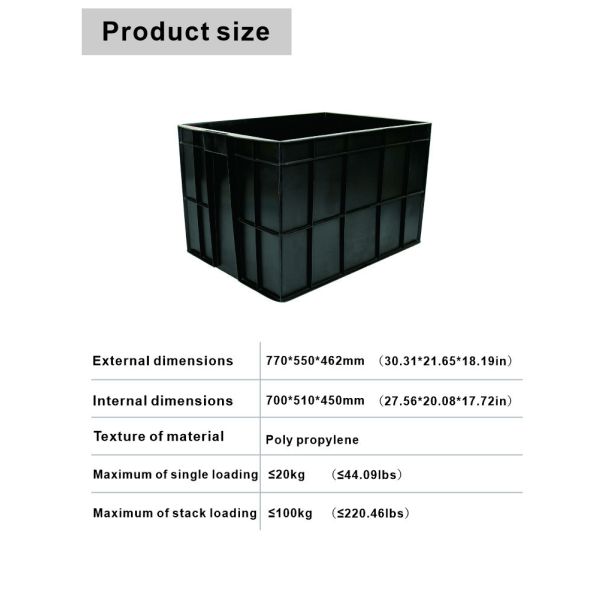 TOURTOP Plastic Live Poultry Transport Crate for Eco-Friendly Moving Requirements