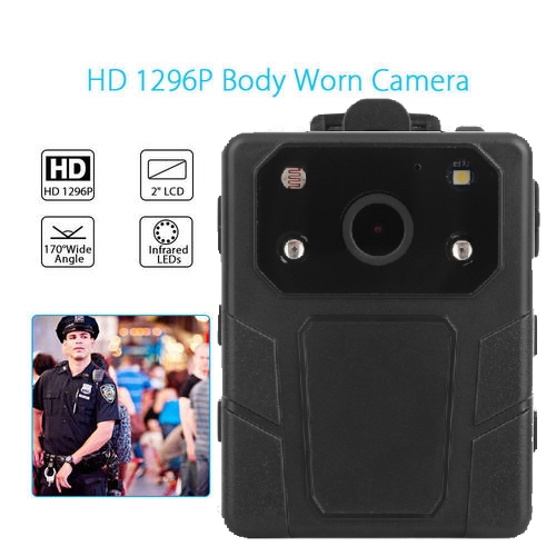 Câmera corporal policial compacta e durável com gravação de 10 horas e integração GPS
