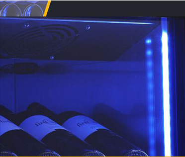 Full 304 200 Bottles Stainless Steel Wine Fridge Commercial Cooler Cabinet