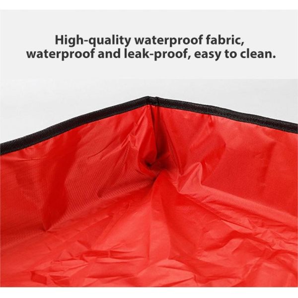 Cuatro temporadas Universal Perrería de gatos inodoro impermeable de tela de Oxford caja de arena plegable para gatos