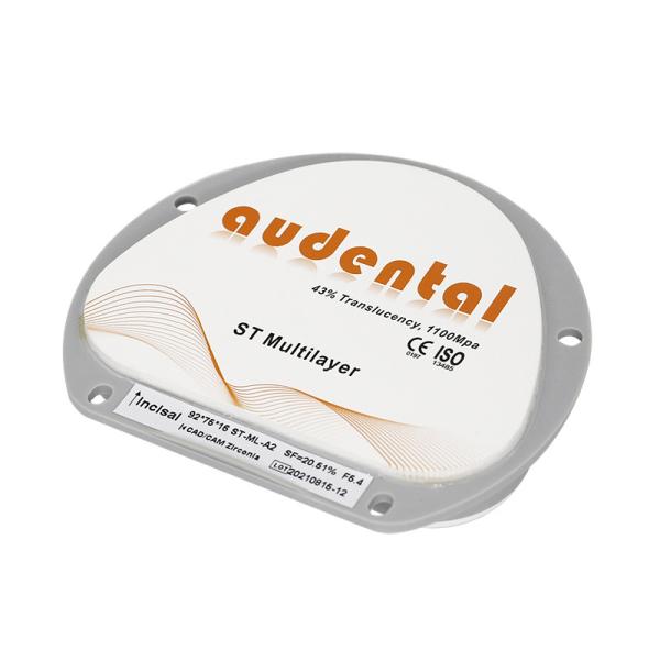 Bloc de zircone multicouche STML CAD Couronne dentaire en zircone SFDA