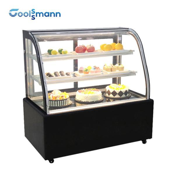 Pastry Cake Display Cooler Foam Polyurethane Insulation Cabinet Fridge Fan Cooling