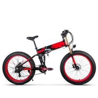 Bicicleta gorda de Rich Bit Fat E do pneu de Ebike da bicicleta elétrica da praia da montanha de 26 polegadas que dobra 350w 48v