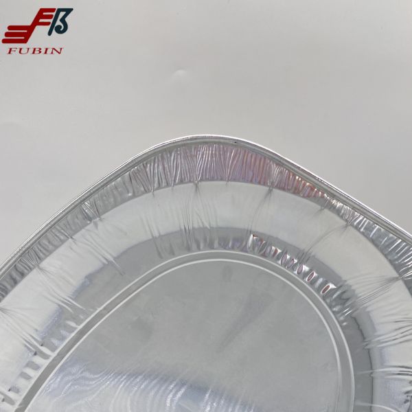 1000ml Oval Foil Trays Multi Use For Vegetables Storing