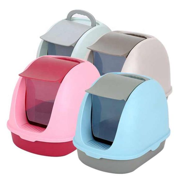 Produits de nettoyage pour animaux de compagnie Boîte à litière pour chats Sandbox Eco Friendly Plastic Kitten Litter Box Facile à nettoyer OEM / ODM