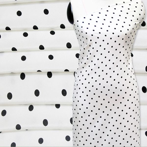 Напечатанная геометрическая диаграмма цветки листает ткань шелка пункта 100% чистая