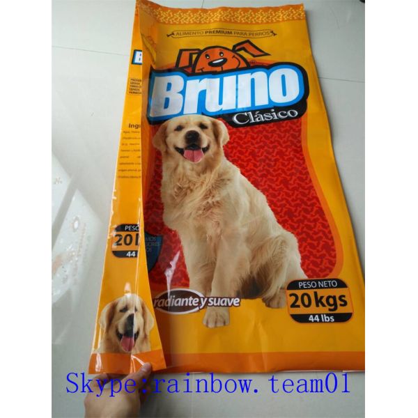 Certificação feita sob encomenda do GV do saco do reforço do lado do animal de estimação da soldadura térmica do malote dos alimentos para animais de estimação do gato