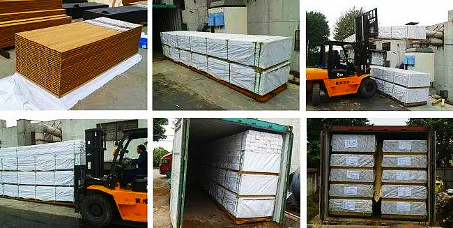 146 X 31mm WPC Solid Decking 31mm Walk Way Decking Wood Plastic Composite