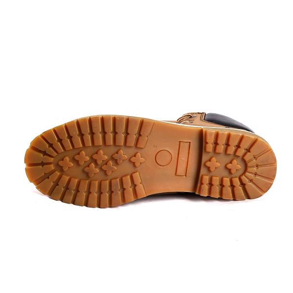 Steel Toe Goodyear Safety Shoes with Shock Absorbing Function and Breathable Nubuck Cow Leather