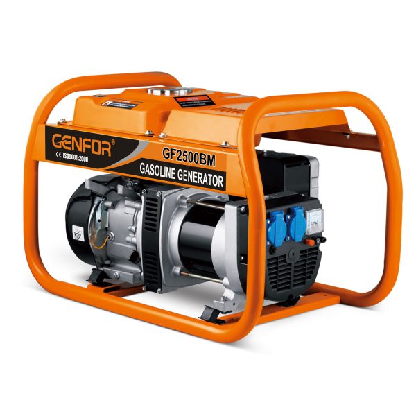 2500W Gasoline Powered Standby Generator , Petrol Genset Power Machine GF168F Engine