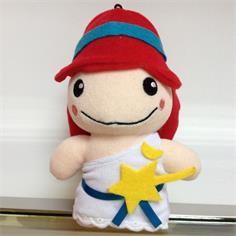 Suffed Plush Toys Dolls Fashion doll with red hat doll with star