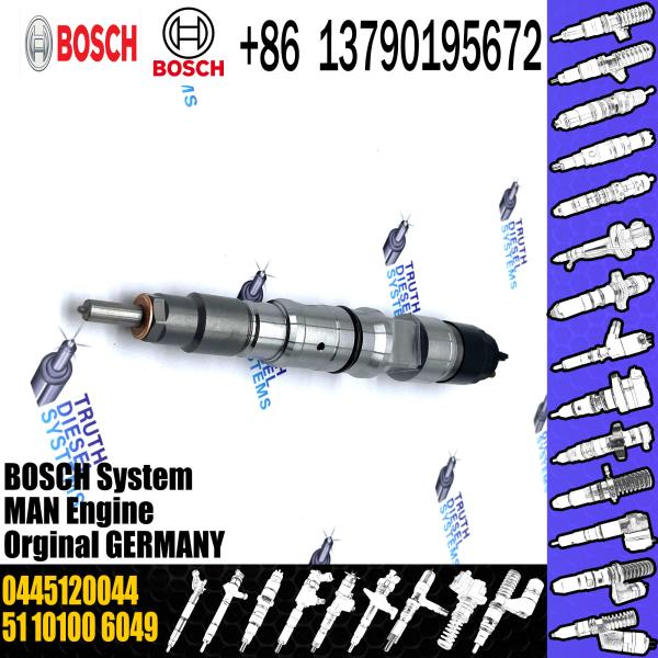 Inyectores Diesel Engine Assy Fuel Common Rail Injector 0 445 120 044 0445120044 For MAN TRUCK TGA-24-480