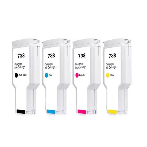 Betcolor 8 for Ink for 8 BK C M Y Works for DesignJet T850 T950 Wide Format Printers (300ml) Re-Manufactured Water-based for Ink