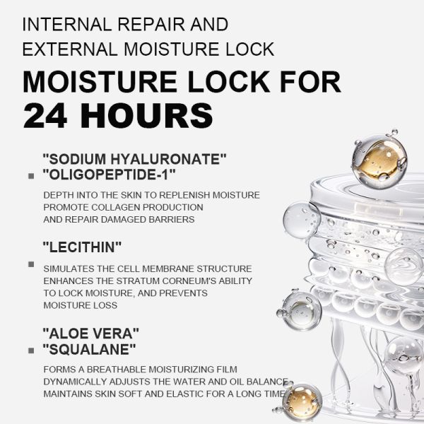 Ácido hialurónico péptido hidratante suero esencia spray de niebla para piel sensible