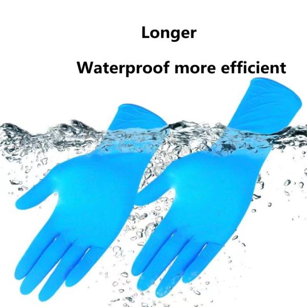 Перчатки безопасности ODM OEM SGS голубые устранимые защитные для ресторана подпирают устранимые перчатки