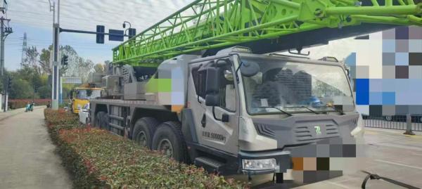Five Arms Green Used Boom Truck Crane Professional With High Efficiency