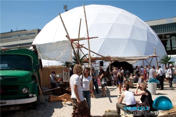Outside Festival Geo Dome Tent 1000-2000 People Seats Big Event Stable