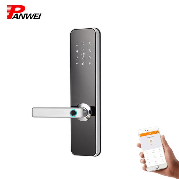 Fully Automatic Fingerprint Scanner Door Lock For Wooden Indoor Apartment