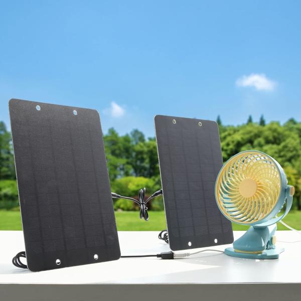 Mini painel solar fotovoltaico portátil carregador USB 5v 6w OEM