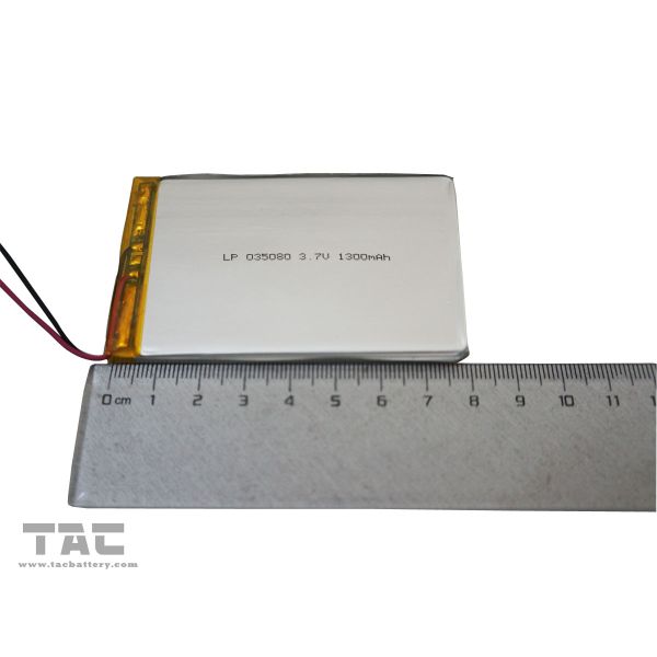 GSP035080 3.7V 1300mAh полимерной литий-ионный аккумулятор для мобильного телефона, ноутбука
