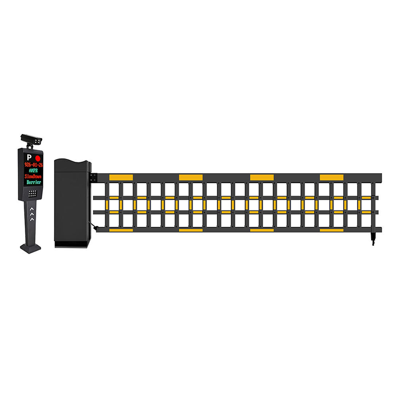Wholesale Heavy-duty Intelligent Parking Barrier Gates with 6-meter Fence Arm Brushless DC Motors Suitable for Logistics Park