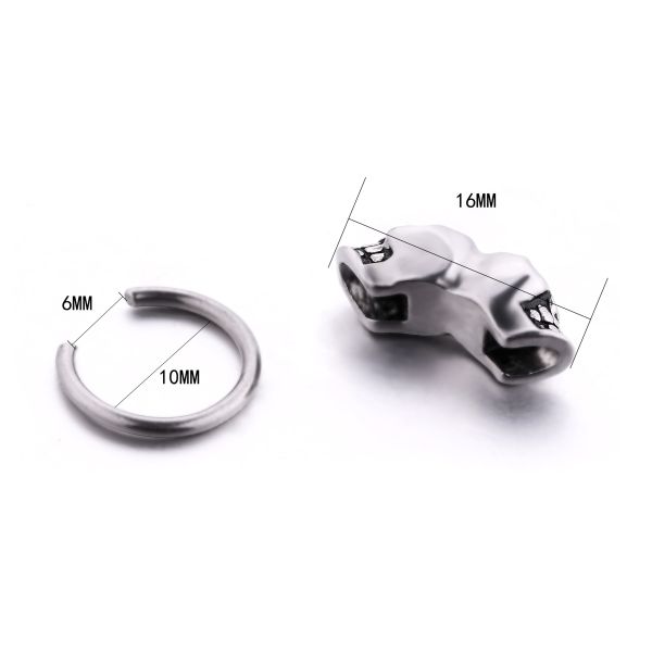 Wholesale Fashion Cool Nose Ring Skull Nose Studs Rings Pin Piercing Jewelry