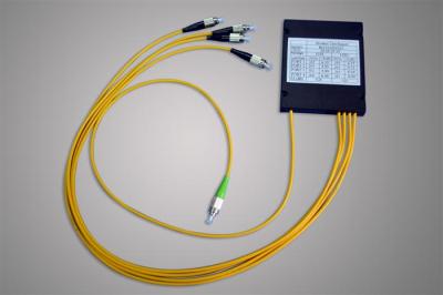 Divisor audio da fibra óptica da perda da inserção do cabo 3.0mm do PDL 1490nm da estabilidade alta baixo