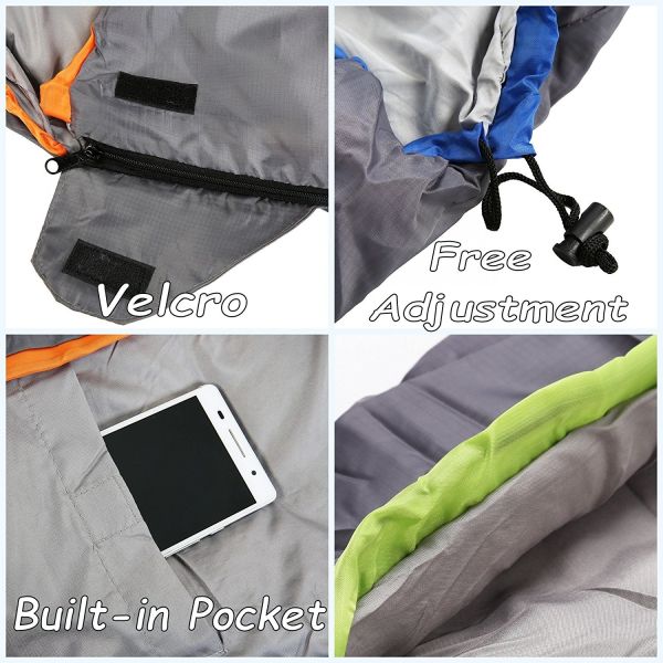 1.4kg 210T woven fabric Polyester Sleeping Bag