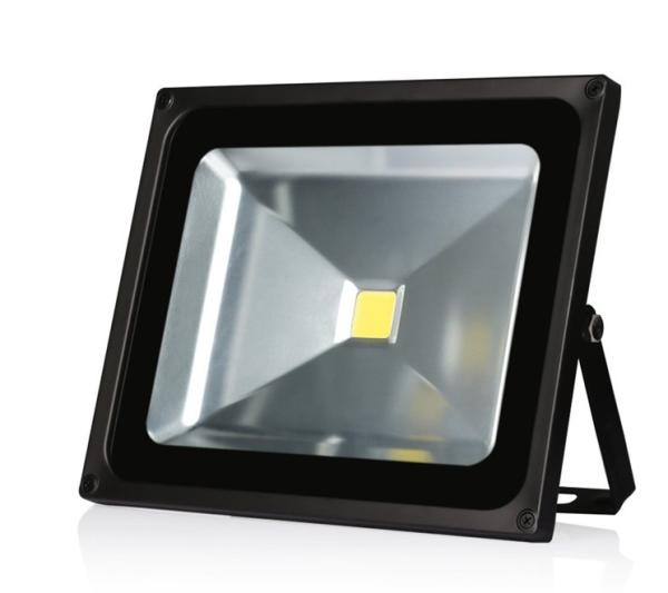 Alojamento preto clássico impermeável do alumínio da cor das luzes de inundação do diodo emissor de luz da ESPIGA IP65 50W