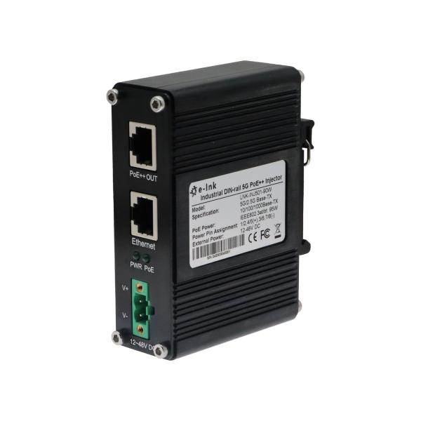 Industrial 5G 95W 802.3bt PoE++ Injector (12~48VDC)