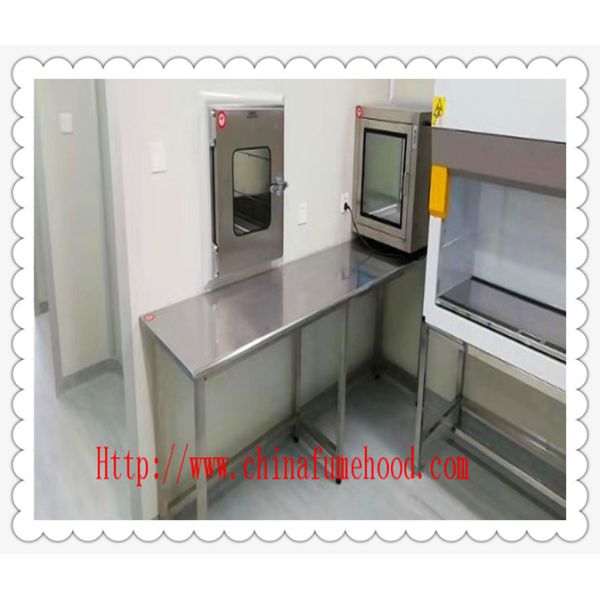 Лаборатория нержавеющей стали нормального размера ставит на обсуждение с раковиной, Faucet