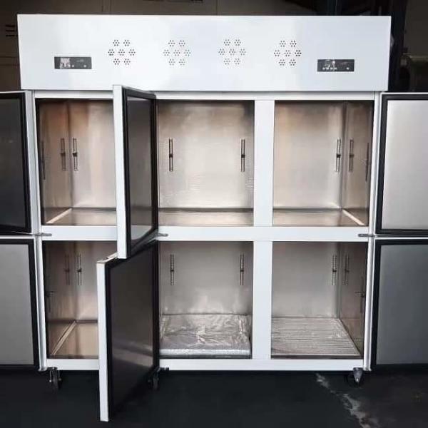 Six Door Stainless Steel Freezer For Meat Ice Cream Fresh Keeping
