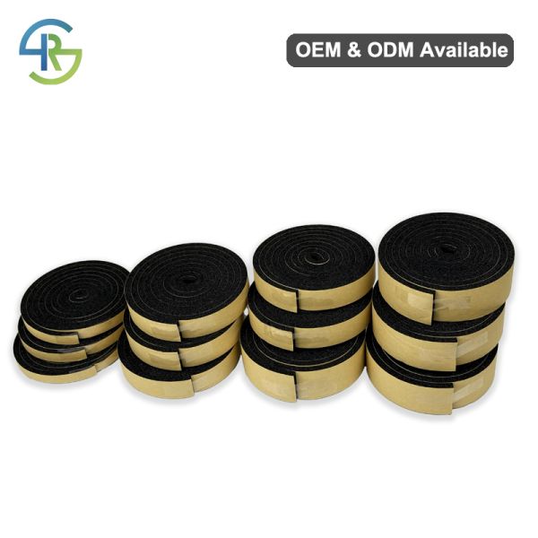 NBR Weather Stripping Foam Tape Customizable High Resilience Foam Weather Seal