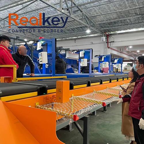 Custom High Speed Cross Belt Sorter Flexible OEM/ODM For Various Industries