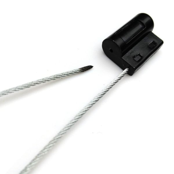 Tamper Proof Pull Tight Zinc Alloy Container Door Lock Cable Seal Red 26.8*18.8*11 mm