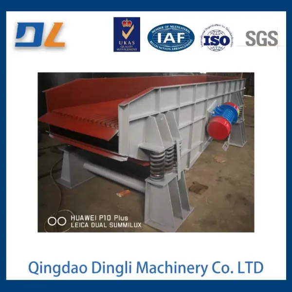 Vibrating Conveyor for Shakeout of Clay Sand Castings