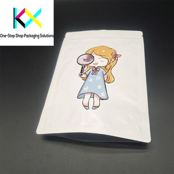 Double Size Stand Up Plastic Pouch Bags Customizable Moisture Resistance