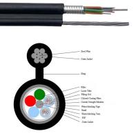 PE Sheath Figure 8 Fiber Optic Cable Single Mode Aerial GYTC8S With Steel Tape