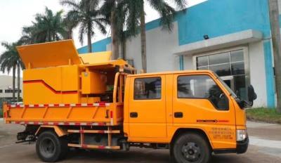 Spiral Discharging Asphalt Mixture Delivery Container Truck 1.5-4t Tare Weight