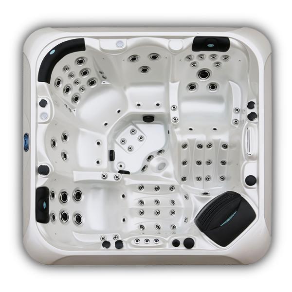 Massagem acrílica Terapia banheira de hidromassagem Spa banheira de hidromassagem para relaxação ao ar livre 5 pessoas