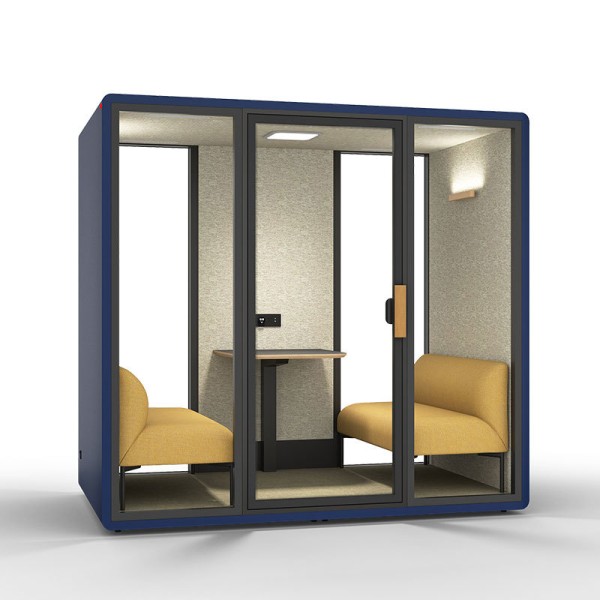 Insulation Encapsulated Phone Modular Sound Booth Acoustic Room E0 Grade