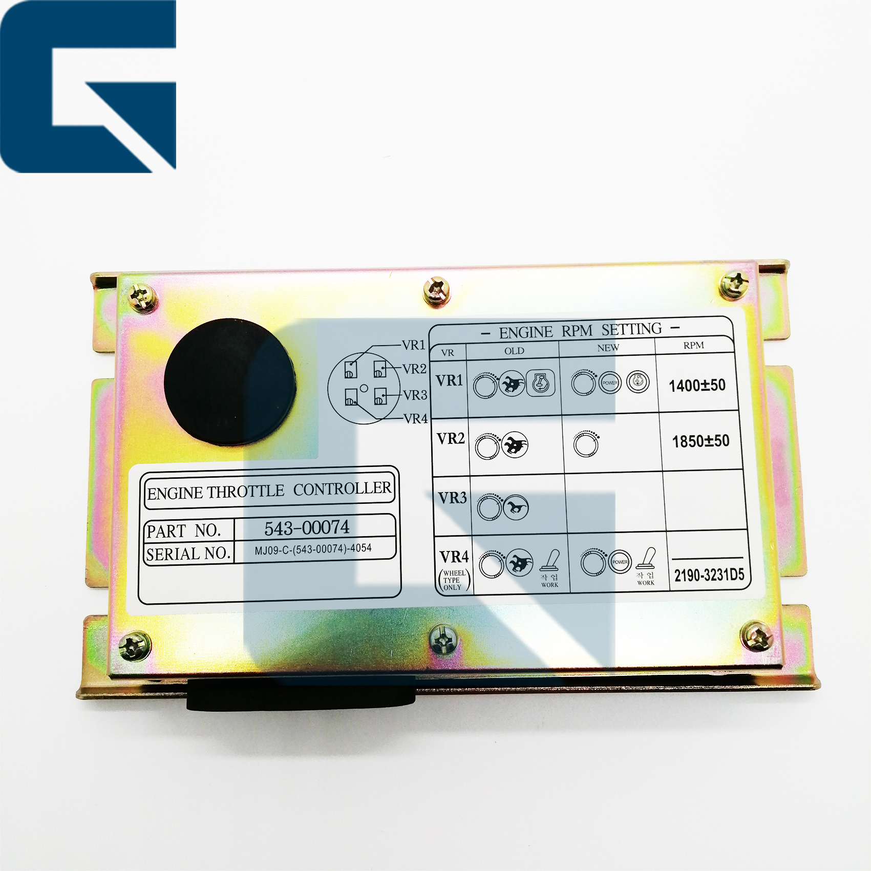 543-00074 Excavator Engine Computer Board Throttle Controller 54300074 for DH225-7 Excavator
