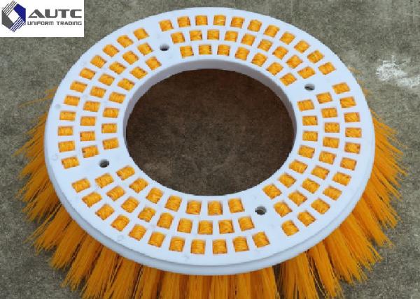 Poly Elgin Side Broom Road Sweeping Brush Industria Colorful Road Sweeper Brush Round Plastic Broom Base Thickness 20mm