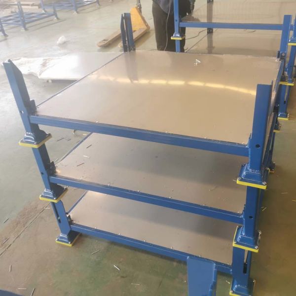 Customizable Heavy Duty Metal Pallet Bins Grid Material Box For Industrial