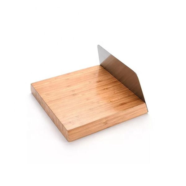 Acacia Wood Magnetic Knife Organizer Universal Block for Knives Scissors 235x110x35mm
